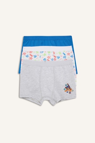 Defacto Paw Patrol Lisanslı Desenli 3lü Mavi Boxer Erkek Çocuk C2901a826spbe43 Mavi-be43