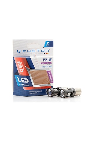 Photon P21W Red Kırmızı Exclusive Serisi Ph7219 R   Ex