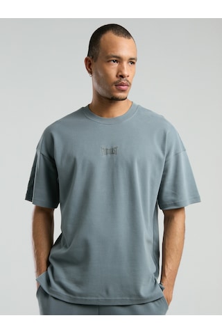 Everlast Ever Relaxed Oversize Gri Erkek Tişört Gri