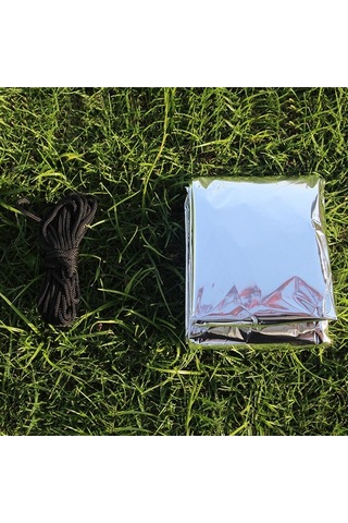 Strade Store Ilk Yardım Acil Hayatta Kalma Uyku Battaniye Çadır Çantası Yansıtıcı Barınak Kırmızı