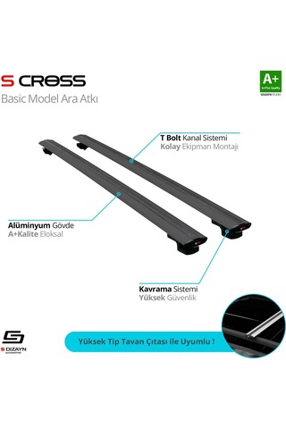Citroen C3 Aircross 2018 Üzeri Basic Model Siyah Ara Atkı A+ Kalite Parça