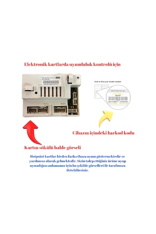 Hotpoint Uyumlu Ariston Çamaşır Makinası Anakart 2