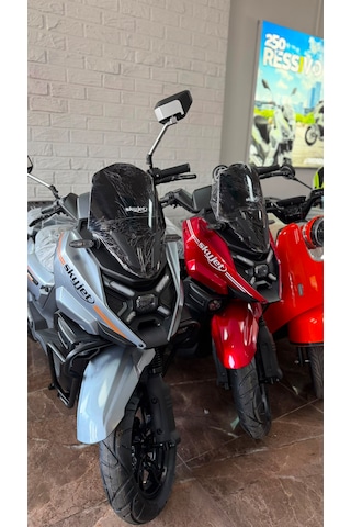 Skyjet Luckın Elektrikli Motosiklet Gri