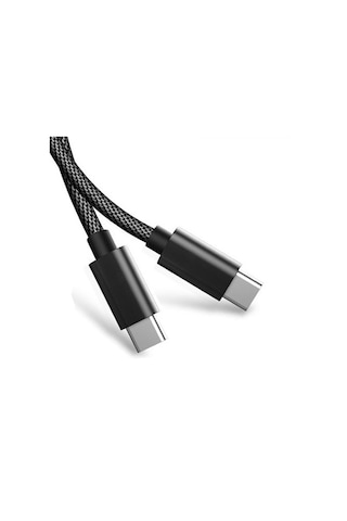Ally Type-C to Type-C 60W QC 3.0A Kısa Hızlı Şarj Kablosu (20 CM)