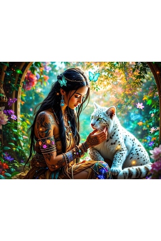 Nova Puzzle 1000 Parça Orman Kraliçesi Puzzle