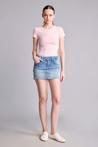 Defacto Mini Jean Şort Etek I4913ax26hsnm39 Mavi-nm39