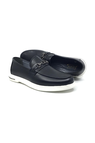 Lisan Sohes Lisans Shoes 245 %100 Hakiki Deri Erkek Günlük Ortopedik Rahat Yazlık Casual Ayakkabı Yeni Sezon 40-44 Siyah