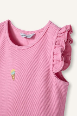 Defacto Bisiklet Yaka Dondurma İşlemeli Pembe Atlet Kız Bebek H8224a526smpn649 Pembe-pn649