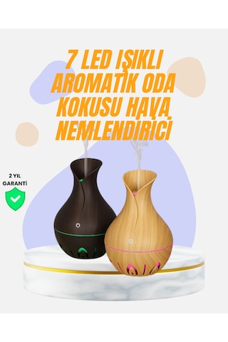 Hava Nemlendiriciler Led Işıklı Ultrasonik Oda Nemlendirici Ve Uçucu Yağ Difüzörü