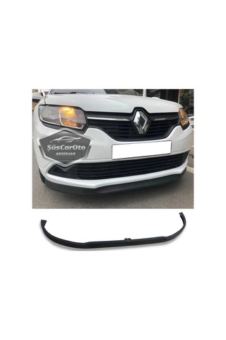 Renault Symbol 2013-2020 Uyumlu Üniversal Astra H Lip Esnek Ön Lip 2 Parça Tampon Altı Dil Karlık Ön Ek 00 Şüscaroto Aksesuar