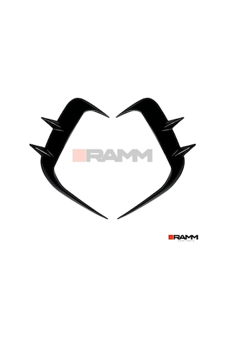 Bmw G60 G61 Ön Tampon Bıçağı Sağ-sol Parlak Siyah