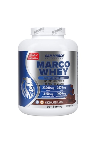 San Marco Nutrıtıon Marco Whey Çikolata Aromalı 2300 G