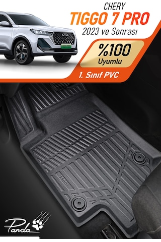 Siyah Chery Tiggo 7 Pro 2023- Sonrası 4d Havuzlu Paspas Takımı