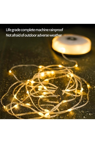 Symbee Dış Mekan Kamp Işığı: 1800mah Pil, 200 Lümen, Renkli Işık, 4 Fonksiyon, Type-c Şarj, Elden Taşınabilir Beyaz