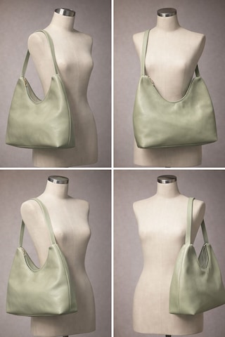 Alyora Mint Yeşili Soft Dokulu Omuz Çantası Modern Minimal Stil Yeşil