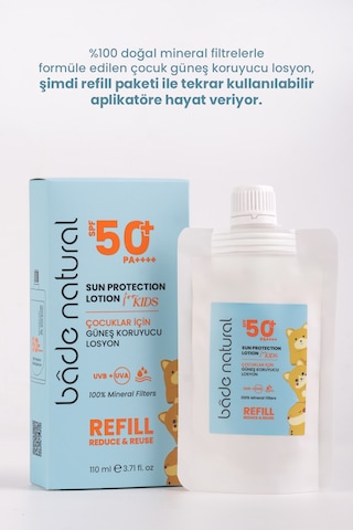 Bade Natural Çocuk Güneş Koruyucu Losyon 50+ Spf 110 Ml