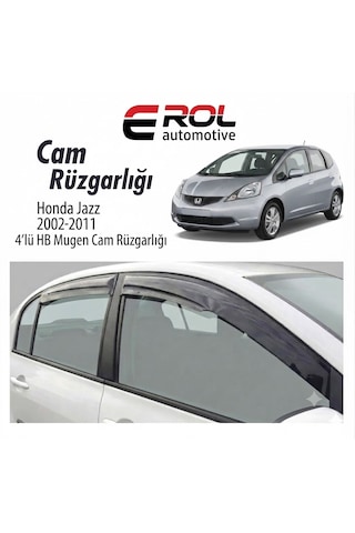 Honda Jazz 2002-2011 4'lü Hb Mugen Cam Rüzgarlığı