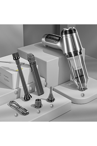 Tongxida Basic Siyah Model Kablosuz Islak Ve Kuru Süpürgesi, El Tipi, Uygun Ev Ve Mekan İçin