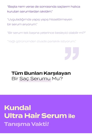 Yıpranmış Kuru Saçları Parlatan Onarıcı Serum Kundal Macadamia Ultra Hair Serum English Rose