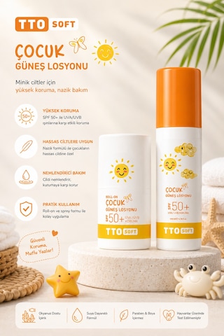 Tto Hassas Bebek Güneş Koruma Seti