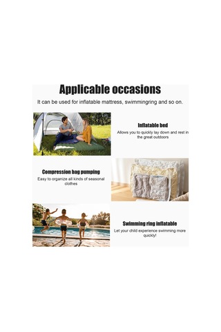 Xindoker Usb Li-poly Pompalı 5000pa Dolu/boşaltma Fonksiyonlu Taşınabilir Dış Mekan Hava Pompası Turuncu Hs-8406 Renkli Kutuda