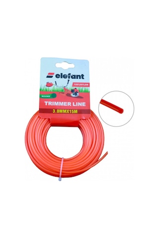 Tırpan Misinası Motorlu Tırpan Yuvarlak Misina 3mm X 15 Metre
