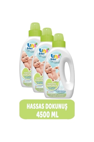 Çamaşır Deterjanı Sensitive 1500ml Hassas Dokunuş -yeşil -3 Lü Set 100 ML