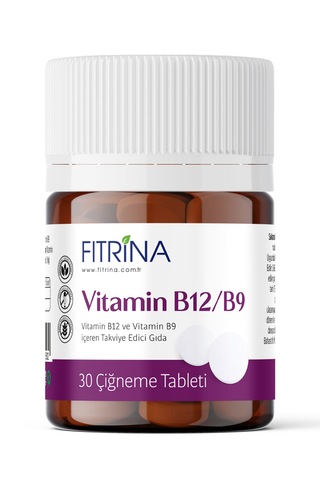 Fıtrina Vitamin B12 & B9 Folik Asit 30 Tablet