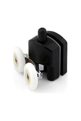 Duşakabin Tekerleği Rulman Tekeri Seti Metal 8'Li Siyah