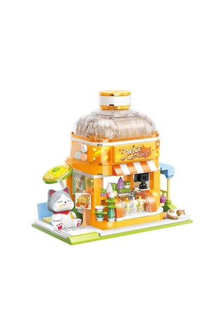 Kp28017 Keeppley Kitten Juice Shop Blok Seti 315 Parça -vagonlife