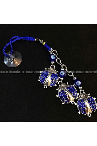 Uğur Böceği Nazar Araba Hediyesi Vantuz Otomobil Dikiz Ayna Süsü