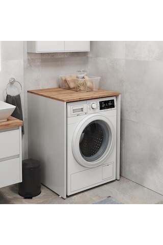 Aqua Bagno Voca Smartbox Çamaşır Dolabı ,atlantik Çam - Beyaz Beyaz