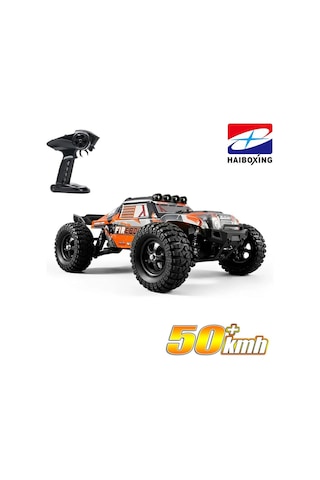 Haıboxıng Rc 1/12 901 Firebolt 50+ Km/h Sürat 4x4 Uzaktan Kumandalı Rc Model Araba Rtr Elektrikli 4wd Offroad Truck Turuncu