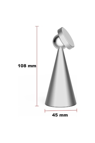Ws01 Magnetli Holder - Gümüş Telefon Tutucu