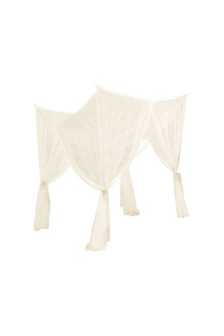 Geeksen Kolay Kurulumlu 1.8m/1.5m Yatak İçin Dört Kapılı Tül Sineklik, Öğrenci Yurdu Ve Ev Kullanımı, 8 Yapışkan Askı Hediyeli