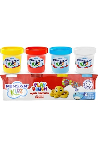 Pensan Kidsz Oyun Hamuru 4 Renk 4 X 150 Gr.