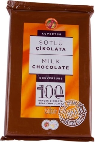 Altınmarka Sütlü Kuvertür Çikolata 2500 G Altınmarka Sütlü Kuvertür Çikolata 2500 G