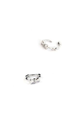Zirkon Taş Detaylı 925ayar Gümüş Tragus Helix Minimal Tek Kıkırdak Küpe 29956382