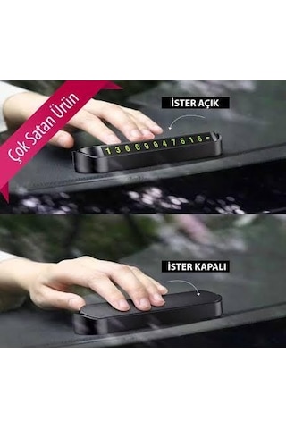 Autokit Fosforlu Lüx Araç Numaratörü