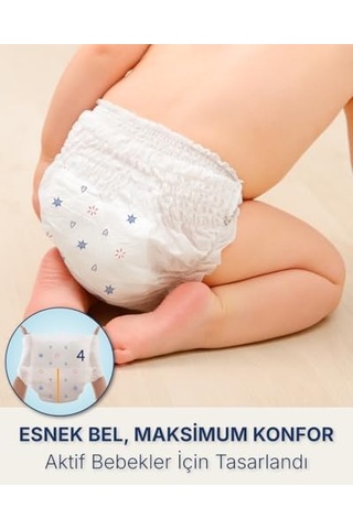 Külot Bebek Bezi 4 Numara Maxi 90 Adet 7-14 Kg Ekstra Fırsat Paketi