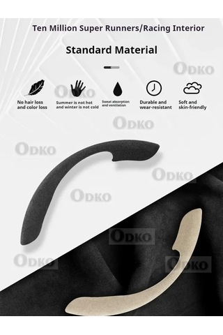 Karbon Fiber Süet Kaymaz Araba Direksiyon Kapağı Trumpchi Gs8 Ga4 Ga6 Için Red Kırmızı