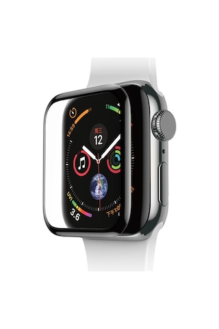 Bufalo Apple Uyumlu Watch 44mm Ekran Koruyucu 3D Kavisli PMMA Nano Siyah