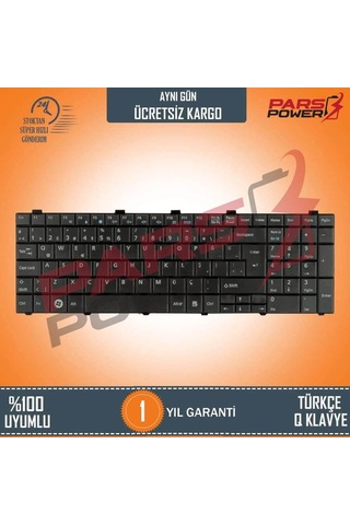 Fujitsu Uyumlu Siemens Ah512. Ah530. Ah531. Gfo Notebook Klavye Siyah