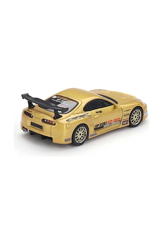 Mini Gt 961 1/64 Toyota Supra A80 Top Secret Gt-300 Top Secret Gold - Blister Paket