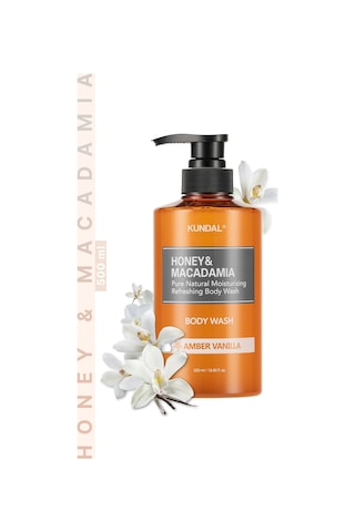 Kundal Honey & Macadamia Amber Vanilla Pure Body Wash 500 ML