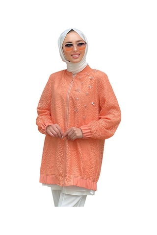 Kayra Kadın Ceket Ka-b24-13067 Pembe