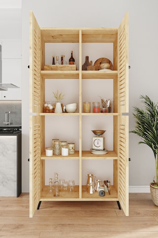 Enwood Deneb Mdf Safirmeşe 4 K Panjur Kapak Ahşap Ayaklı Kiler