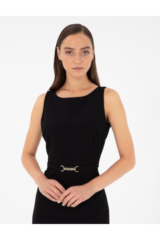 Pierre Cardin Kadın Siyah Elbise Dokuma 50297162-vr046 Siyah