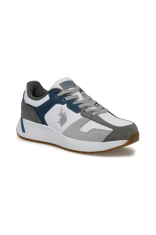 U.s. Polo Assn. Peter Su 4fx 101502094 Erkek Sneaker Aykkabı Beyaz Gri Mavi 40-45 001