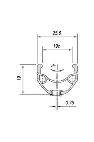 Mach1 Versus V-fren Uyumlu Jant Çemberi 28" 36h